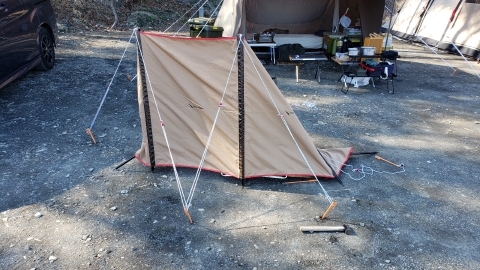 Tent-Mark DESIGNS 陣幕 ミニ TC: キャンプ トレッキングギア WILD-1