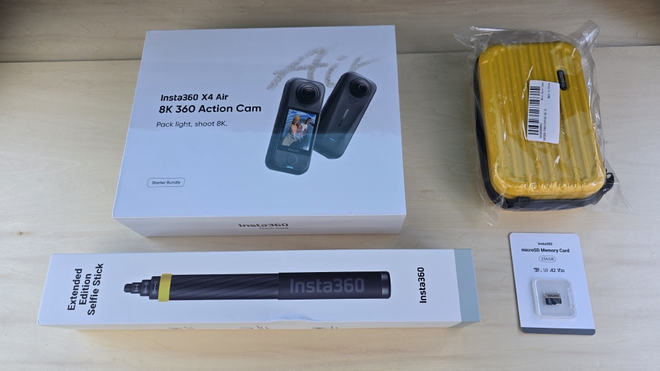 Insta360/X4 Air] ～開封の儀～｜ちばんぶー9の備忘録